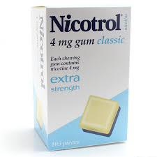 Nicotrol Gum 4mg Classic (105 Pieces)