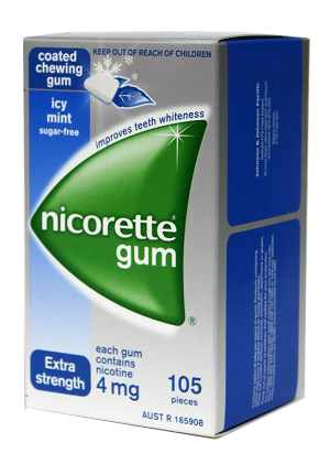 Nicorette Nicotine Gum 4mg (105 Pieces)