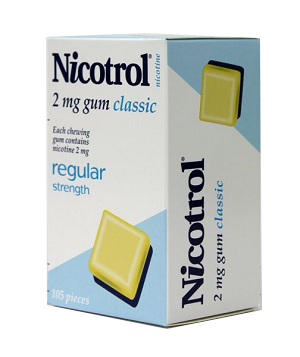 Nicotrol Gum 2mg (105 Pieces)